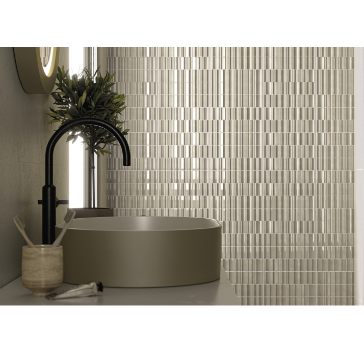 Керамогранит VOLUME IVORY 6X25X8,2 Поверхность: Полированная (NCR07562)