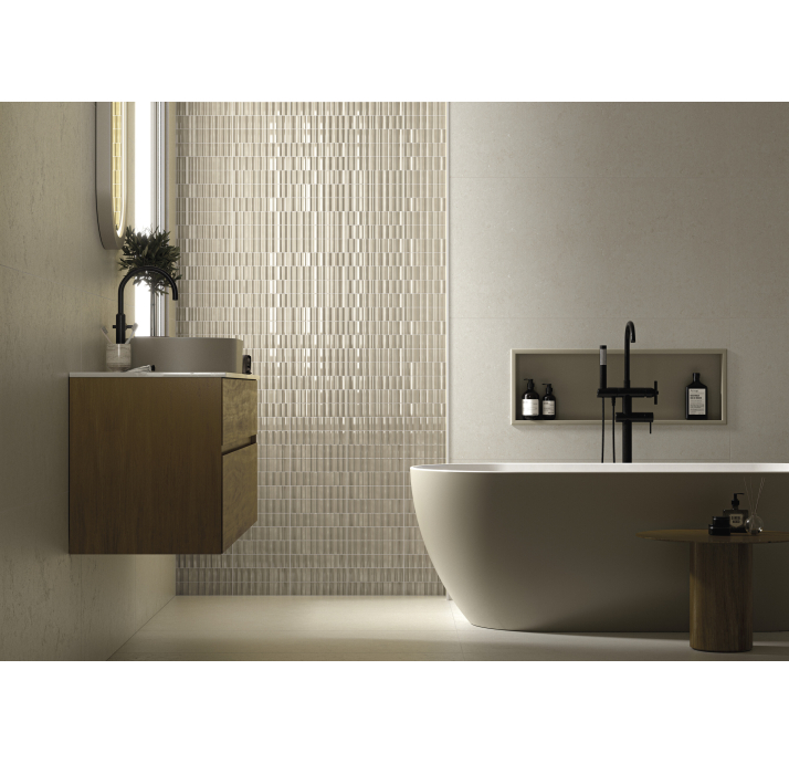 Керамогранит VOLUME IVORY 6X25X8,2 Поверхность: Полированная (NCR07562)