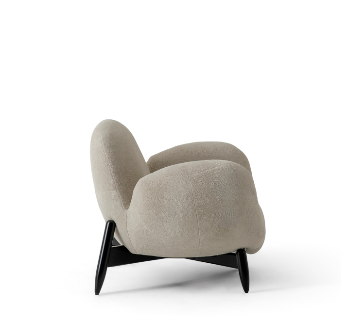 Кресло OLAF 98/LENDUM CREAM/HR40/Массив/