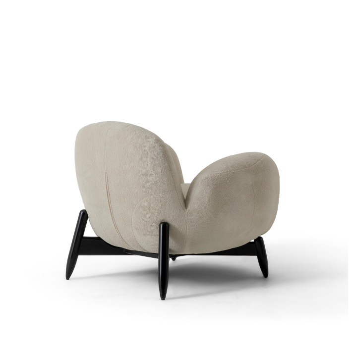 Кресло OLAF 98/LENDUM CREAM/HR40/Массив/