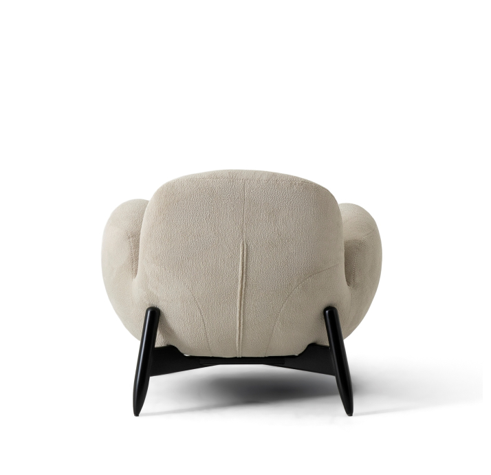 Кресло OLAF 98/LENDUM CREAM/HR40/Массив/