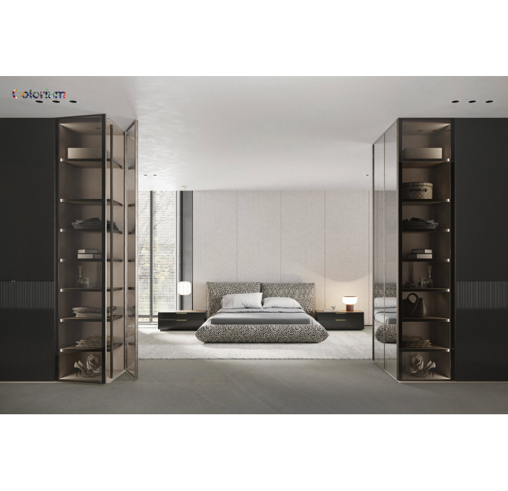 Двуспальная кровать BOSETTI BEDSTEAD COLORIUM MAZE 180х200 