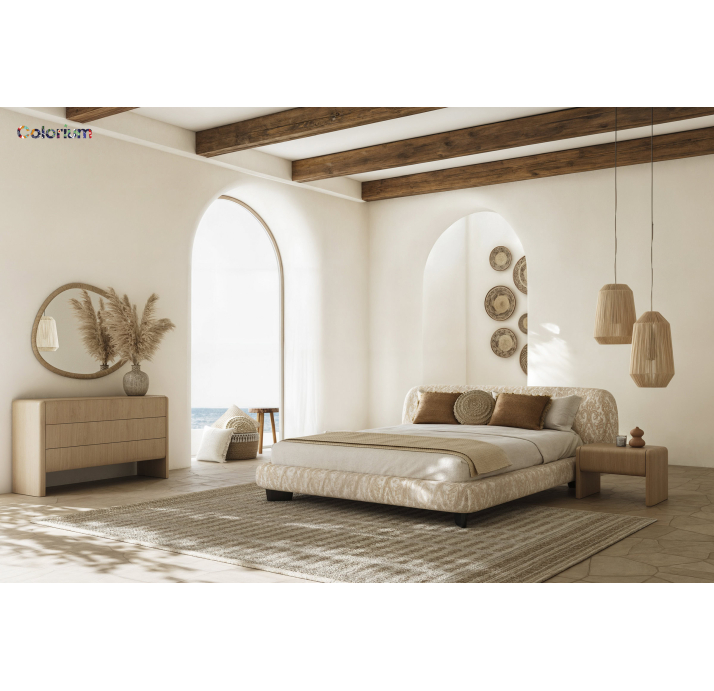 Двуспальная кровать VIDI VICI BEDSTEAD COLORIUM VALENTE 180х200 