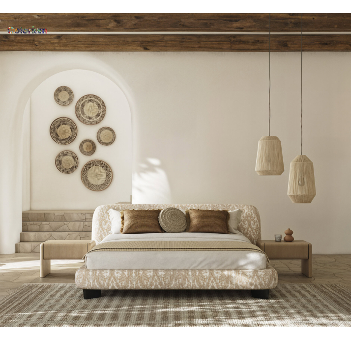 Двуспальная кровать VIDI VICI BEDSTEAD COLORIUM VALENTE 180х200 