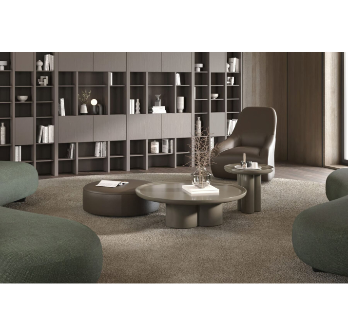 Стол журнальный TRIDENTE SIDE TABLE BEIGE BEIGE  50X50X50 СМ. (NRM06499)