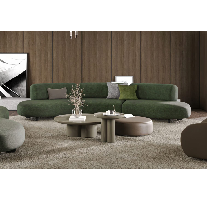 Стол журнальный TRIDENTE SIDE TABLE BEIGE BEIGE  50X50X50 СМ. (NRM06499)