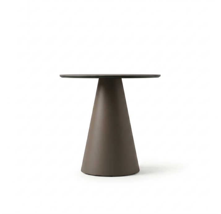 Стол приставной MUSHROOM SIDE TABLE EMPT TAUPE  50X50X48 СМ. (NRM06538)