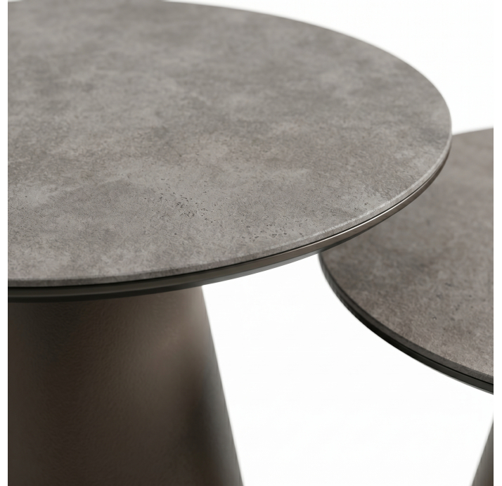 Стол приставной MUSHROOM SIDE TABLE EMPT TAUPE  50X50X48 СМ. (NRM06538)