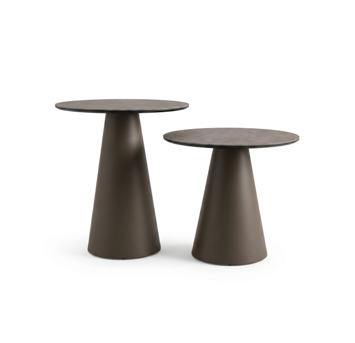 Стол приставной MUSHROOM SIDE TABLE EMPT TAUPE  50X50X48 СМ. (NRM06538)
