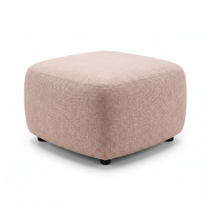 Пуф HUGO  55X55X35 см. ESCANA ROSE (ROM07076)