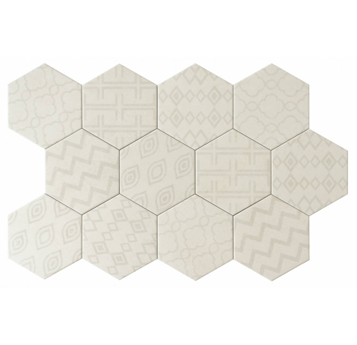 Керамическая плитка CUSTOM Ivory Decor 14X16X10 Поверхность: Матовая (NCR07785)