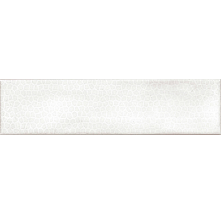 Керамическая плитка Nissel White Decor 7,5X30X10 Поверхность: Глянцевая (NCR07701)
