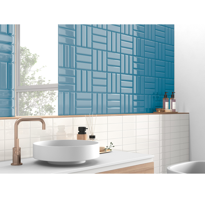 Керамогранит Ikon BLUE 5X15X10 Поверхность: Глянцевая (NCR07989)