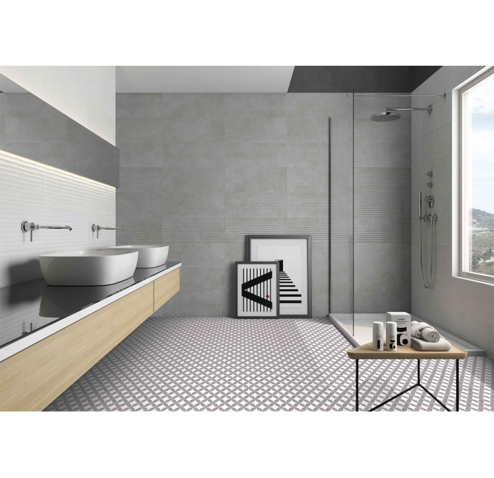 Керамогранит District GREY 20X20X10 Поверхность: Матовая (NCR07760)