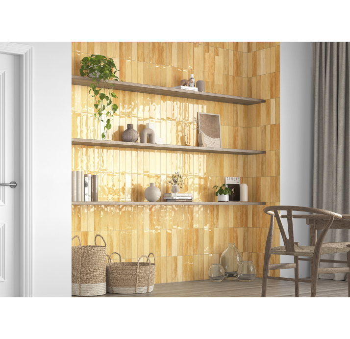 Керамогранит ZELLIGE OCHRE 7X28X10 Поверхность: Глянцевая (NCR08019)