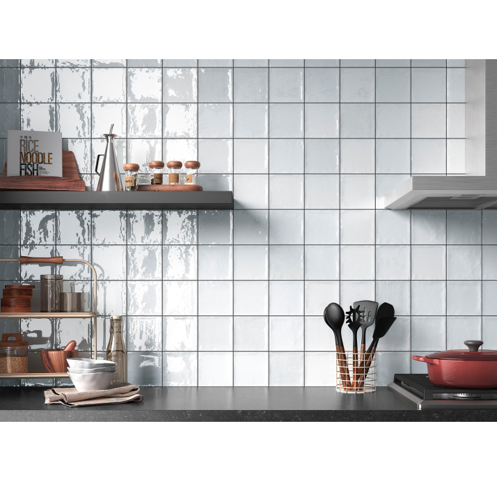 Керамогранит ZELLIGE WHITE 12X12X10 Поверхность: Глянцевая (NCR07956)