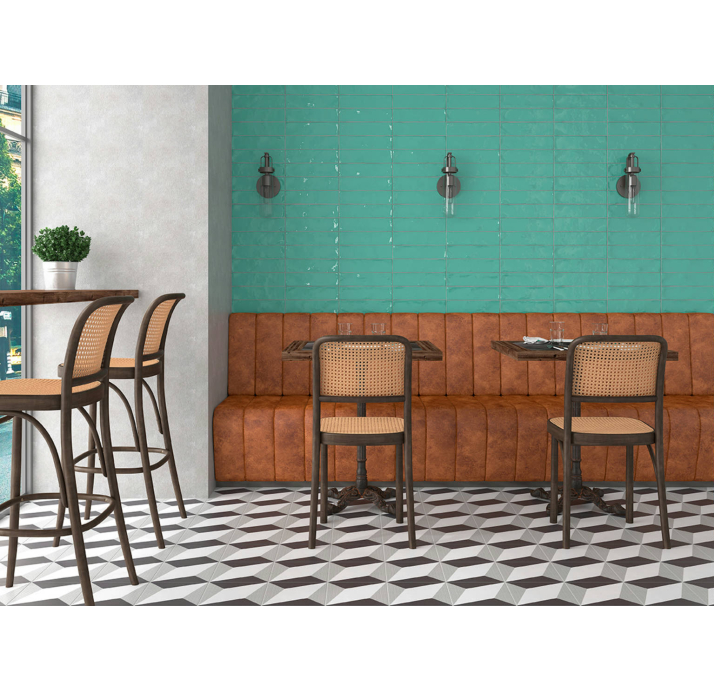 Керамическая плитка ASTON TEAL 7,5X30X10 Поверхность: Глянцевая (NCR07815)