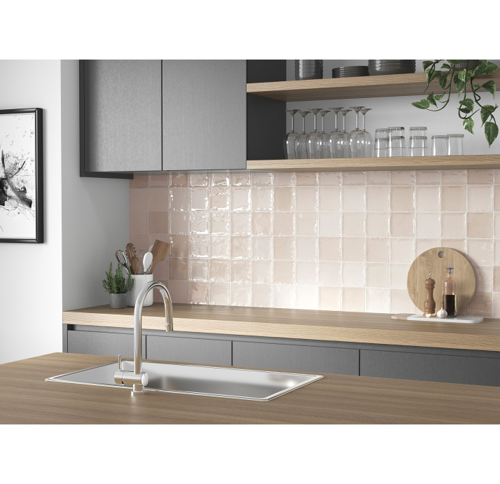 Керамогранит ZELLIGE IVORY 12X12X10 Поверхность: Глянцевая (NCR07953)