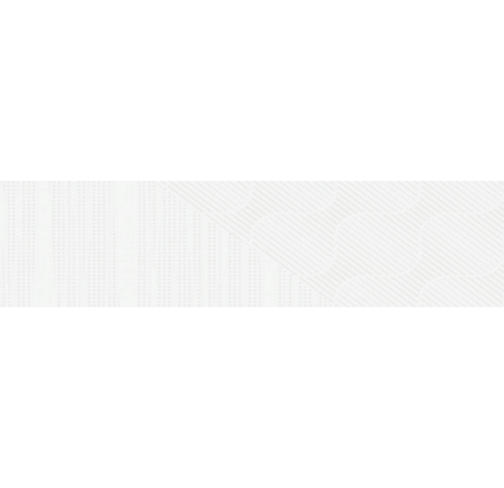 Керамическая плитка Emotion WHITE 7,5X30X10 Поверхность: Матовая (NCR07718)