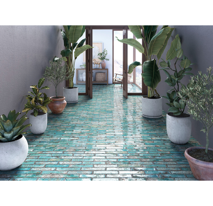 Керамогранит Era TEAL 12X12X10 Поверхность: Глянцевая (NCR07966)