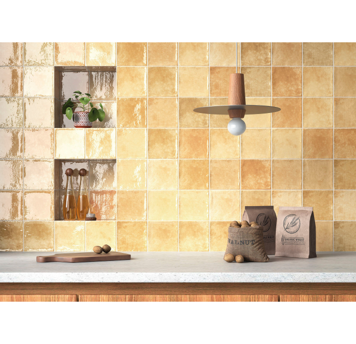Керамогранит ZELLIGE OCHRE 12X12X10 Поверхность: Глянцевая (NCR07955)