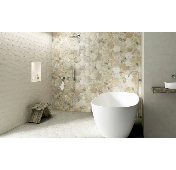 Керамическая плитка CUSTOM White Decor 14X16X10 Поверхность: Матовая (NCR07786)