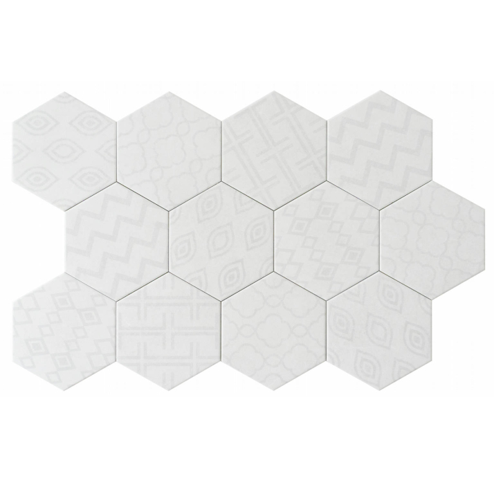 Керамическая плитка CUSTOM White Decor 14X16X10 Поверхность: Матовая (NCR07786)