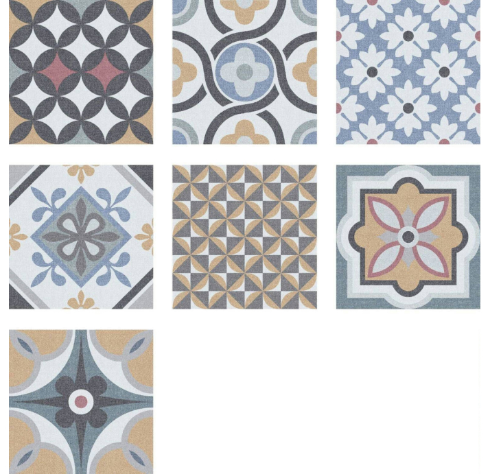 Керамогранит Santiago Santiago Patchwork 20X20X10 Поверхность: Матовая (NCR07767)