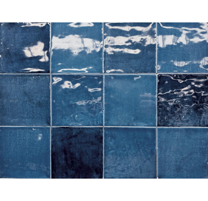 Керамогранит ZELLIGE BLUE 12X12X10 Поверхность: Глянцевая (NCR07949)