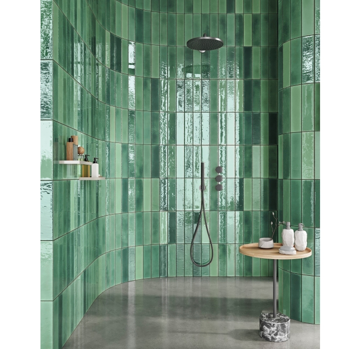 Керамическая плитка Alcanar GREEN 7,5X30X10 Поверхность: Глянцевая (NCR08044)