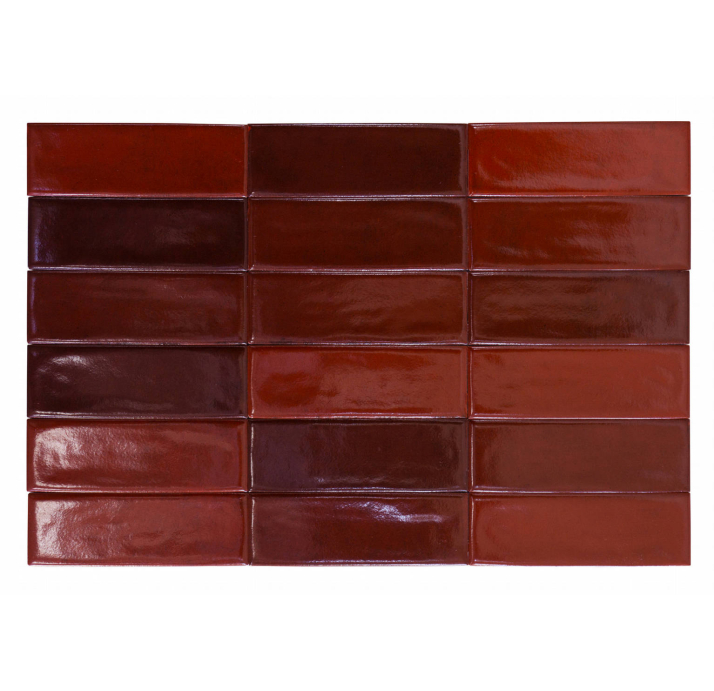 Керамогранит Calpe RED 5X15X10 Поверхность: Глянцевая (NCR07651)