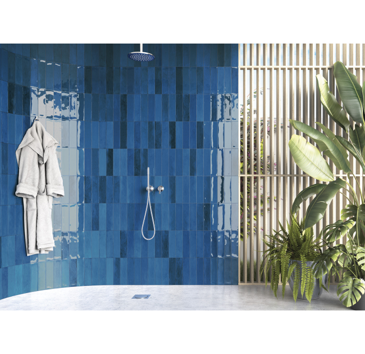 Керамогранит ZELLIGE BLUE 7X28X10 Поверхность: Глянцевая (NCR08014)