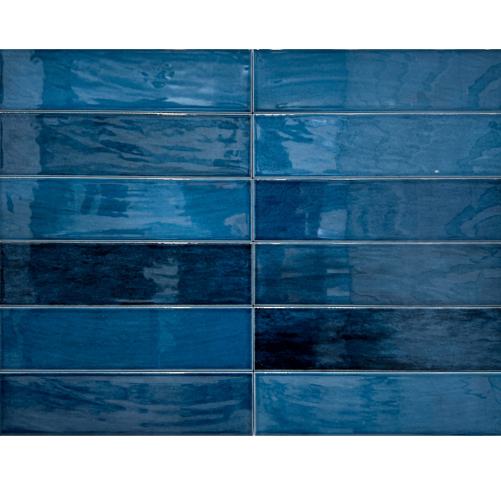 Керамогранит ZELLIGE BLUE 7X28X10 Поверхность: Глянцевая (NCR08014)