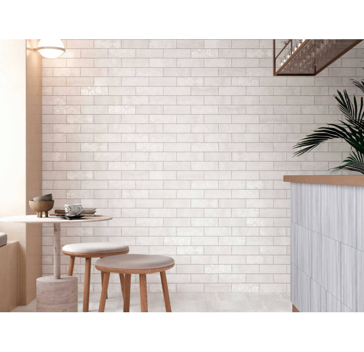 Керамическая плитка Aspen IVORY 7,5X22,5X10 Поверхность: Матовая (NCR07835)