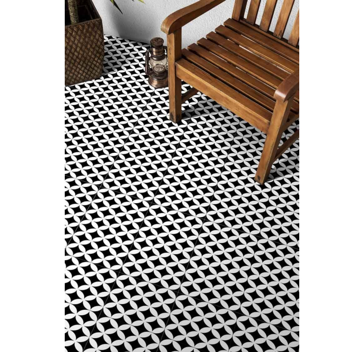 Керамогранит District Black Porc. 20X20X10 Поверхность: Матовая (NCR07759)