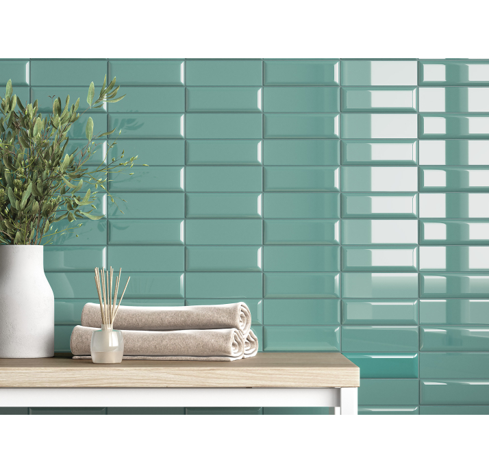 Керамогранит Ikon TEAL 5X15X10 Поверхность: Глянцевая (NCR07991)