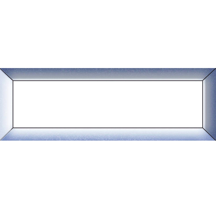 Керамическая плитка Frame BLUE 7,5X22,5X10 Поверхность: Глянцевая (NCR07842)