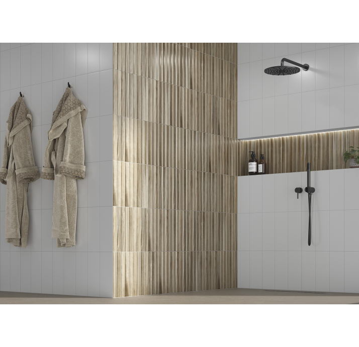 Керамическая плитка LOFT Loft Walnut 12X35X10 Поверхность: Матовая (NCR08085)