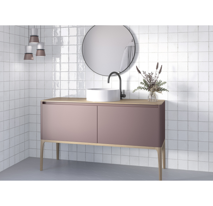 Керамогранит Nissel WHITE 12X12X10 Поверхность: Глянцевая (NCR07965)