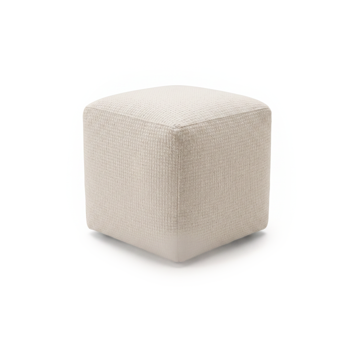 Пуф VISION POUF 45X45X45 см. FIUGI 230000 KREM (NRM06765)