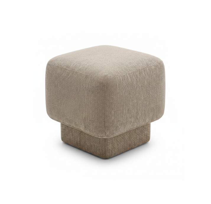 Пуф SAMBA S POUF 52X52X46 см. COSMIC 21541-23 KAHVE (NRM06771)