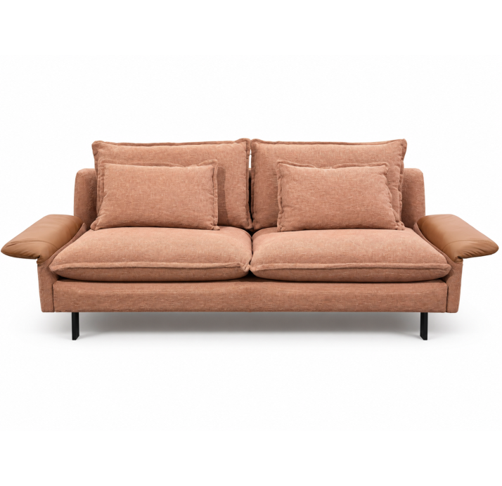 Диван CAPRI B96-210-96B/ 24488-31562 KAHVE/MIURA 608 ÇİKOLATA//встроенные/