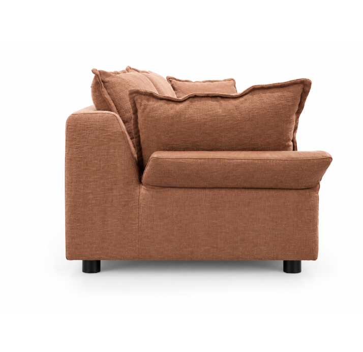 Диван CAPRI B96-210-96B/ 24488-31562 KAHVE/MIURA 608 ÇİKOLATA//встроенные/