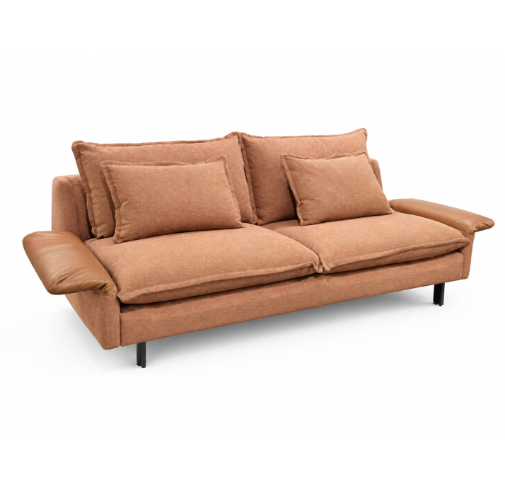 Диван CAPRI B96-210-96B/ 24488-31562 KAHVE/MIURA 608 ÇİKOLATA//встроенные/