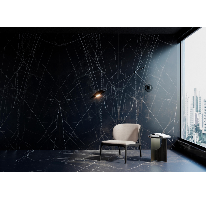 Керамогранит MARQUINA BLACK 324x162x12 поверхность: Матовая (NCR10106)