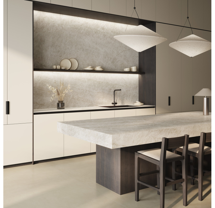 Керамогранит TAJ MAHAL AS ALMOND 280X120X6 Поверхность: Полированная (NCR10033)