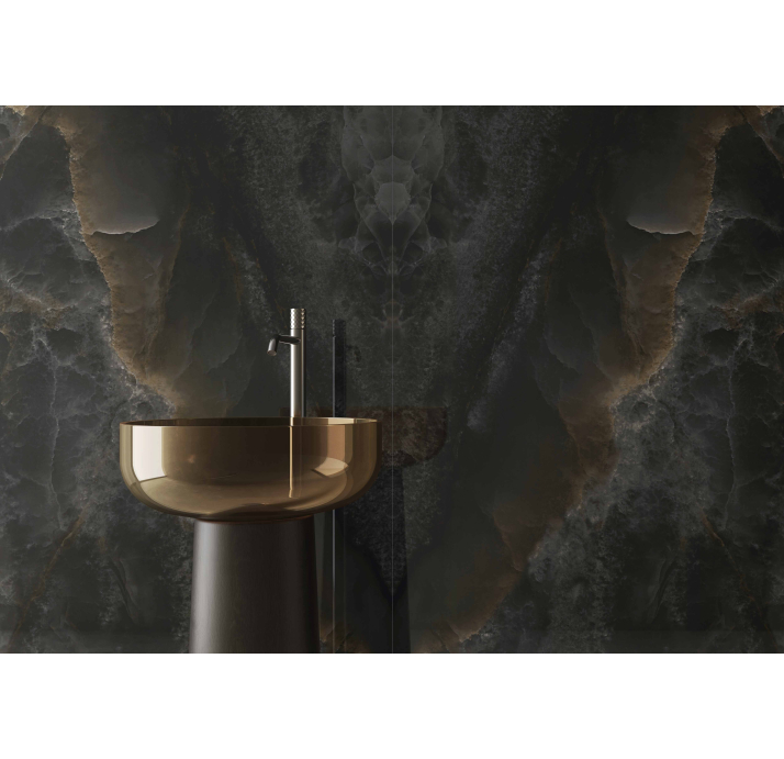 Керамогранит ONICE BLACK 320X160X6 Поверхность: Матовая (NCR09937)