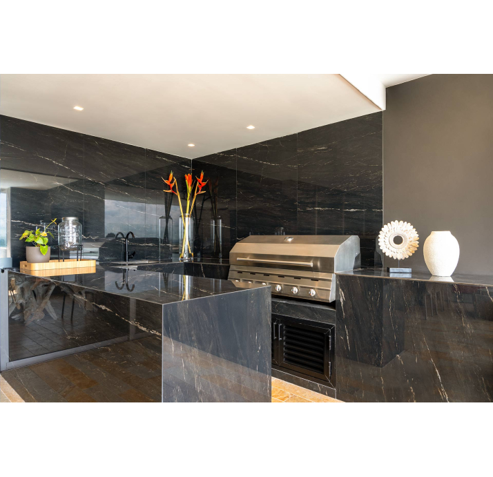 Керамогранит BELVEDERE BLACK 280x120x6 поверхность: Матовая (NCR09995)