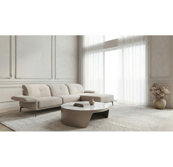 Стол журнальный OKLAHOMA COFFEE TABLE BGRT MICHELANGELO  90X90X40 СМ. (NRM00372)