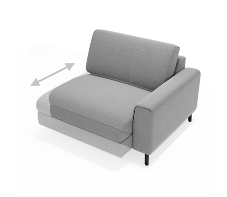 Регулировка глубины сидения